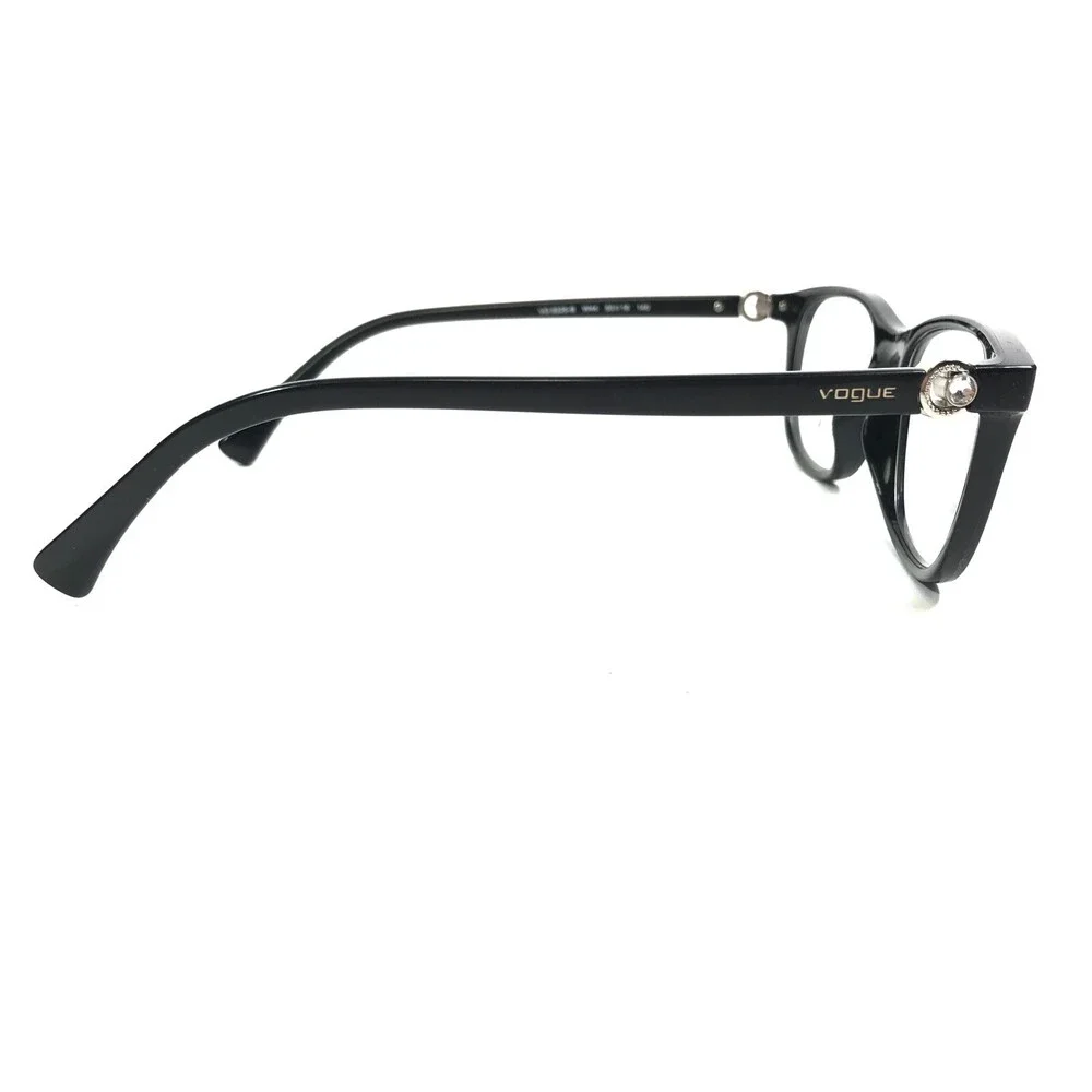 Vogue Eyeglasses Frames VO5225-B W44 Black Square Full Rim 53-18-140